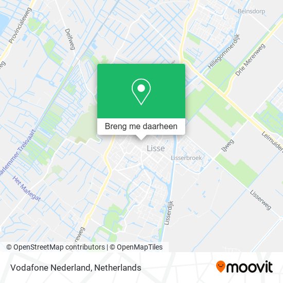 Vodafone Nederland kaart