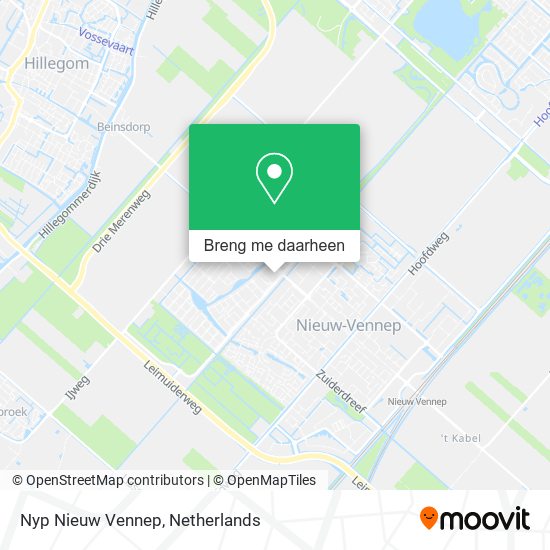 Nyp Nieuw Vennep kaart