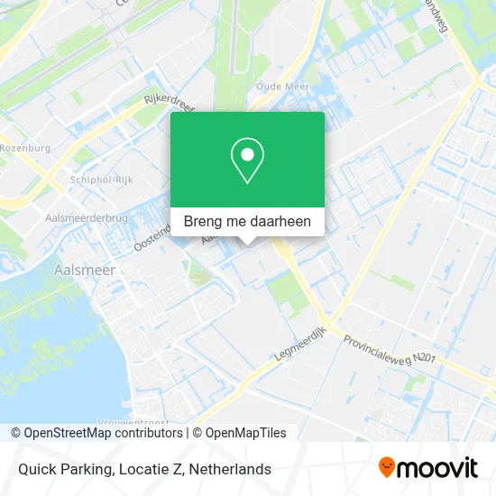 Quick Parking, Locatie Z kaart