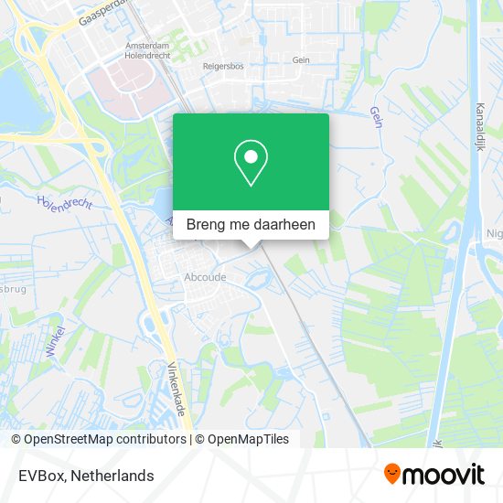 EVBox kaart