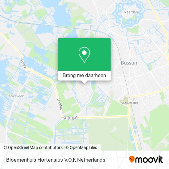 Bloemenhuis Hortensius V.O.F kaart