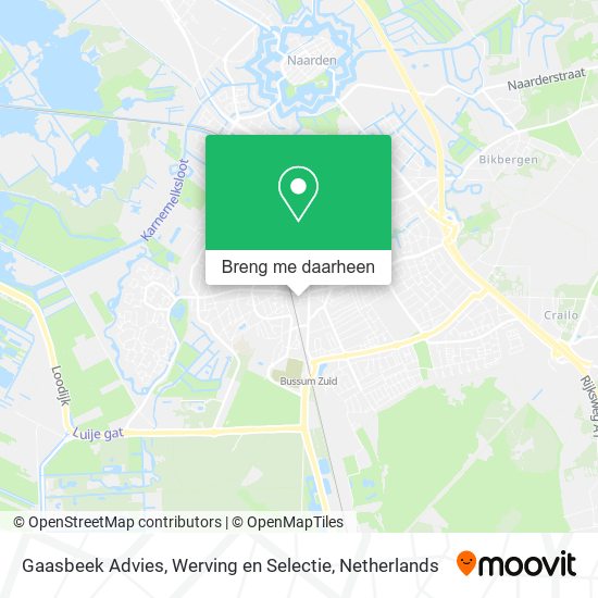 Gaasbeek Advies, Werving en Selectie kaart