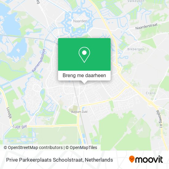 Prive Parkeerplaats Schoolstraat kaart