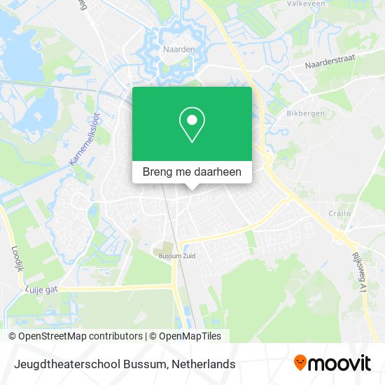 Jeugdtheaterschool Bussum kaart