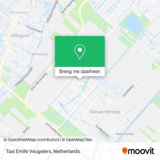 Taxi Emile Veugelers kaart