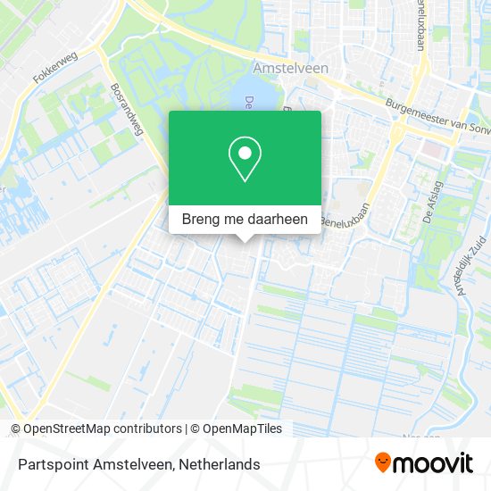 Partspoint Amstelveen kaart