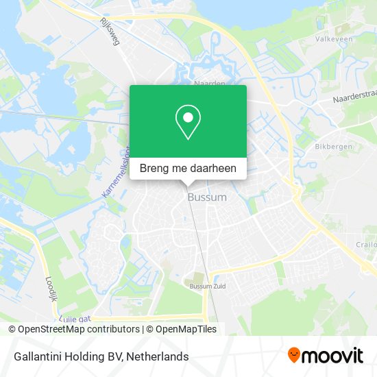 Gallantini Holding BV kaart