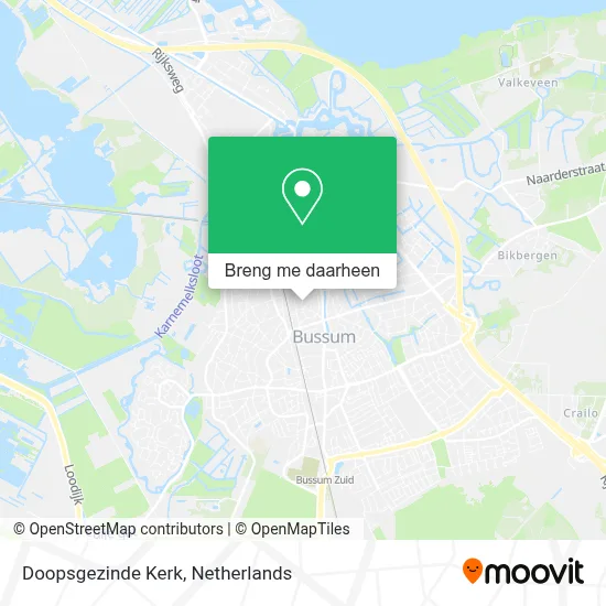 Doopsgezinde Kerk kaart