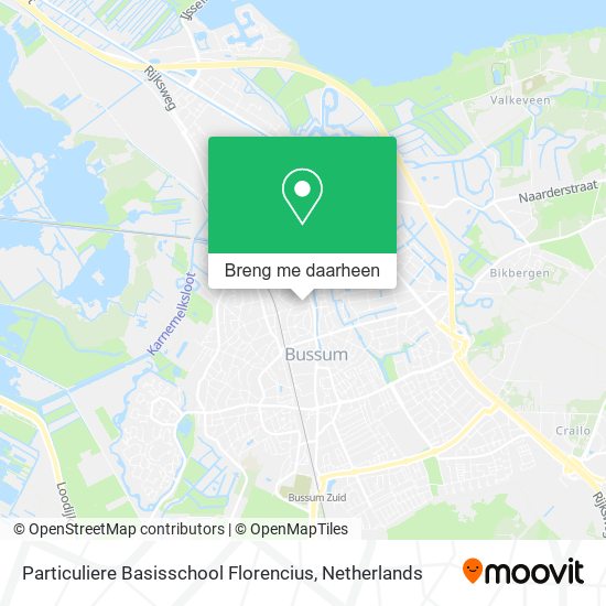 Particuliere Basisschool Florencius kaart
