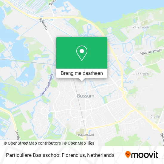 Particuliere Basisschool Florencius kaart