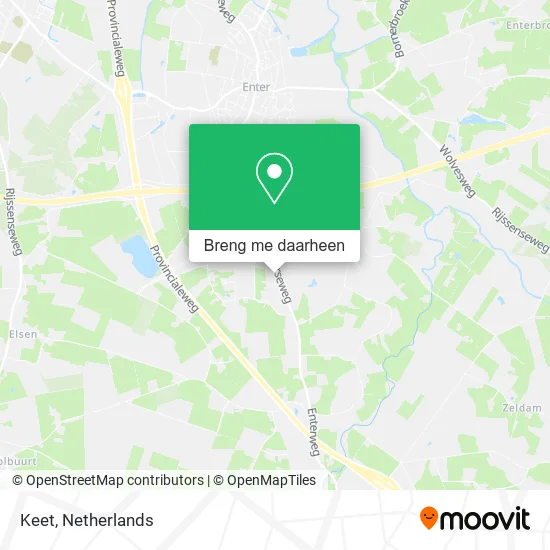 Keet kaart