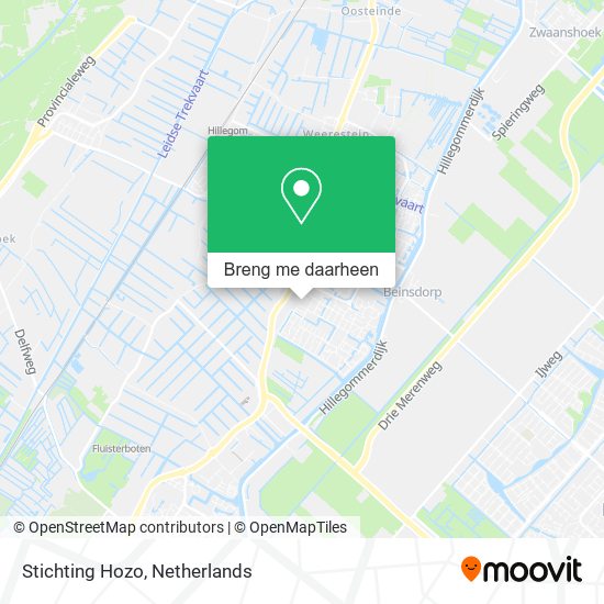 Stichting Hozo kaart