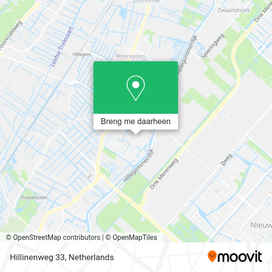 Hillinenweg 33 kaart