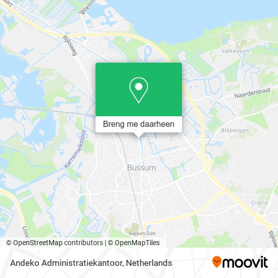 Andeko Administratiekantoor kaart