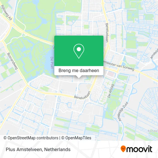 Plus Amstelveen kaart