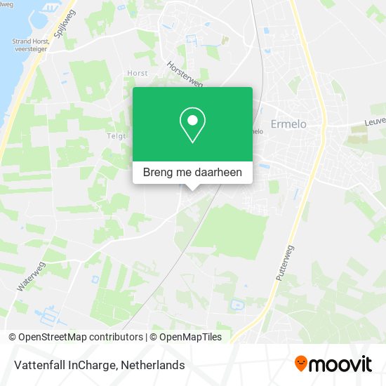 Vattenfall InCharge kaart