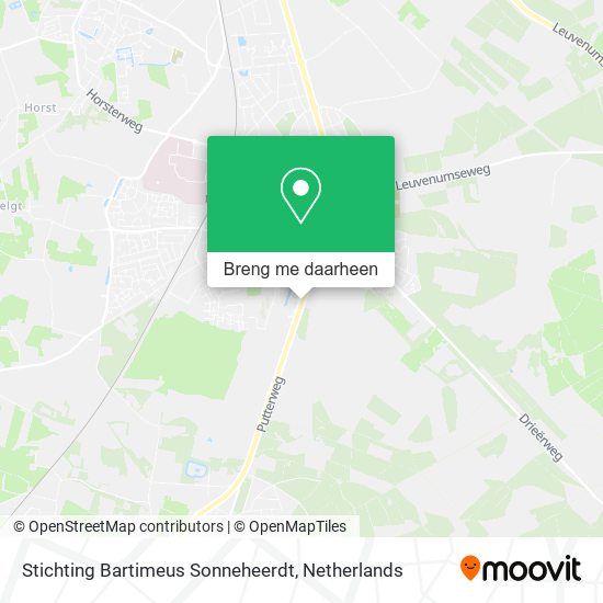 Stichting Bartimeus Sonneheerdt kaart