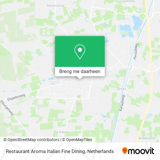 Restaurant Aroma Italian Fine Dining kaart
