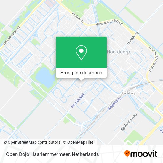 Open Dojo Haarlemmermeer kaart