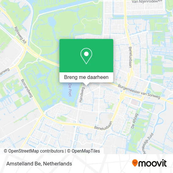 Amstelland Be kaart