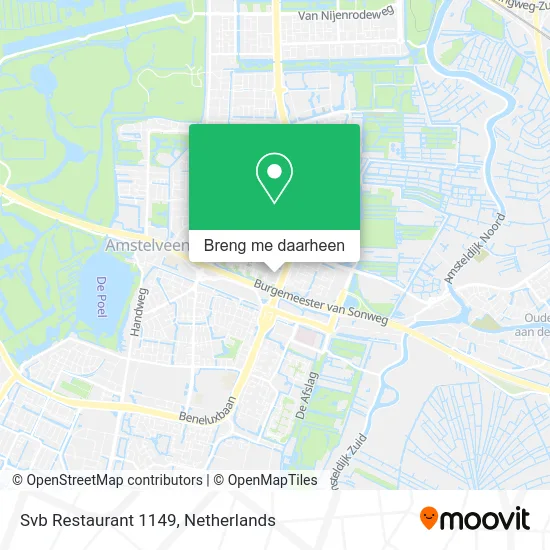 Svb Restaurant 1149 kaart