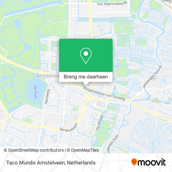 Taco Mundo Amstelveen kaart