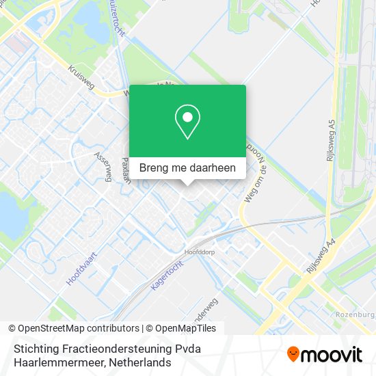 Stichting Fractieondersteuning Pvda Haarlemmermeer kaart