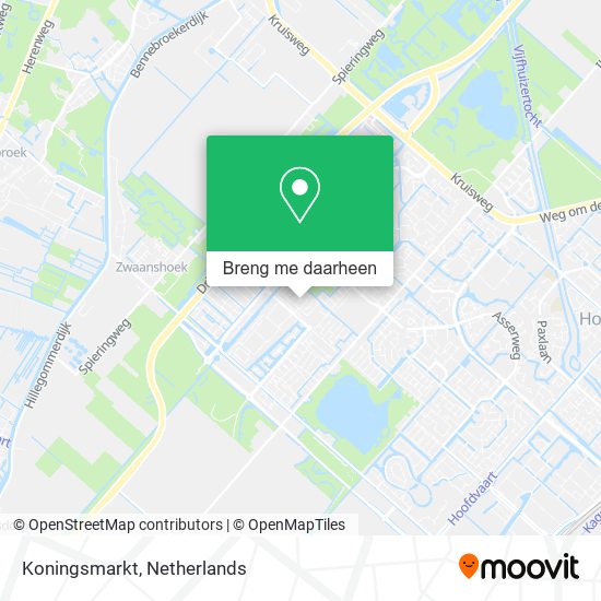 Koningsmarkt kaart