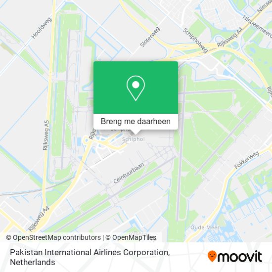 Pakistan International Airlines Corporation kaart