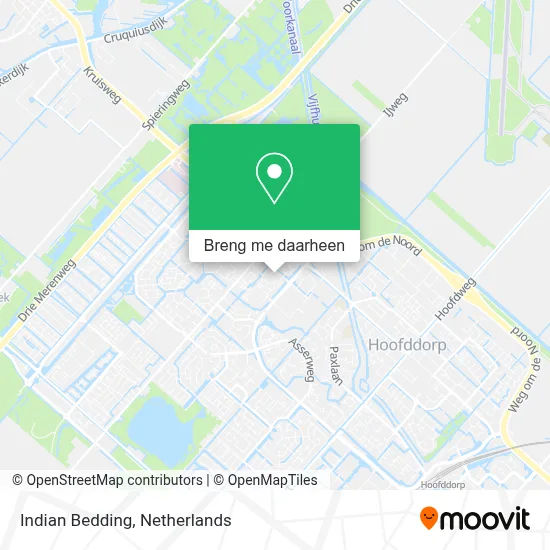 Indian Bedding kaart