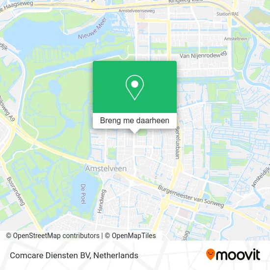 Comcare Diensten BV kaart