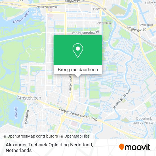 Alexander-Techniek Opleiding Nederland kaart