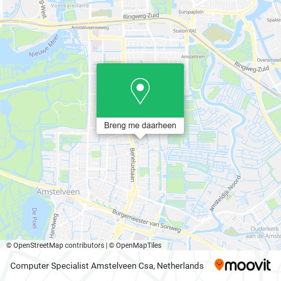 Computer Specialist Amstelveen Csa kaart