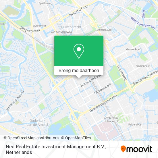 Ned Real Estate Investment Management B.V. kaart