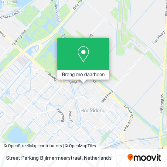 Street Parking Bijlmermeerstraat kaart
