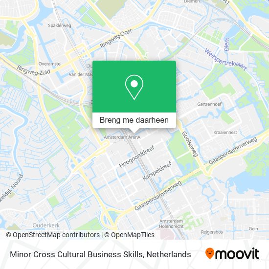 Minor Cross Cultural Business Skills kaart