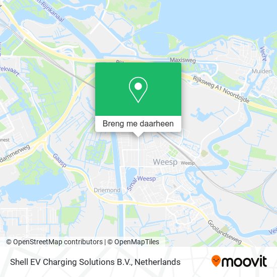 Shell EV Charging Solutions B.V. kaart