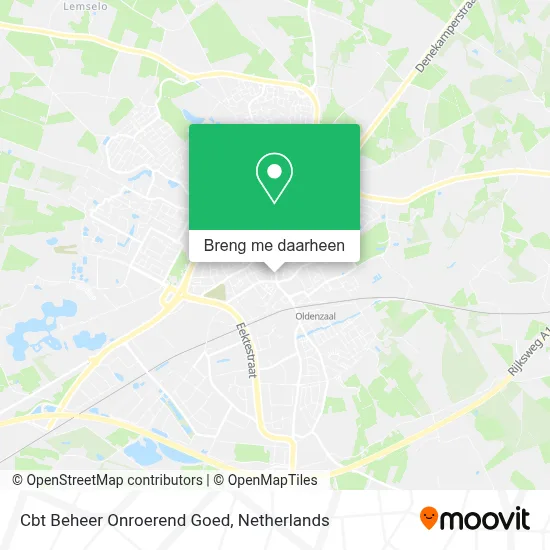 Cbt Beheer Onroerend Goed kaart