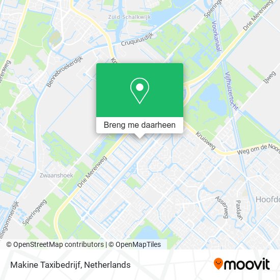 Makine Taxibedrijf kaart