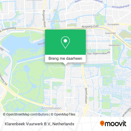 Klarenbeek Vuurwerk B.V. kaart