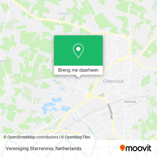 Vereniging Sterrenmix kaart