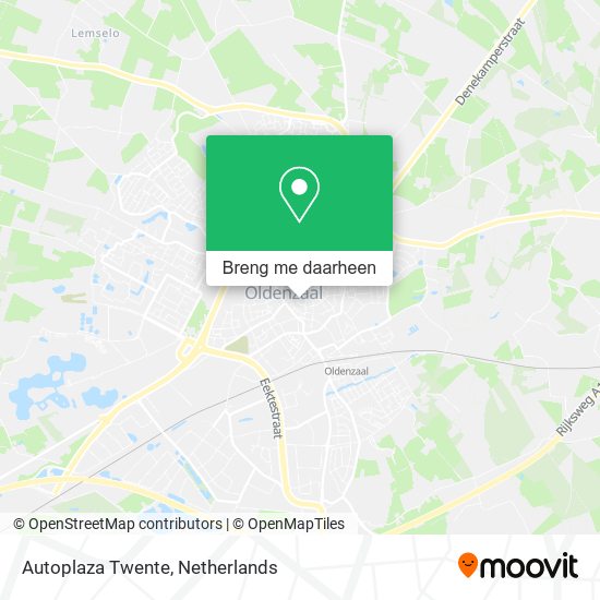 Autoplaza Twente kaart