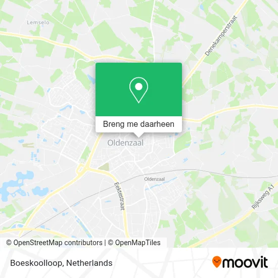 Boeskoolloop kaart