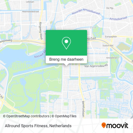 Allround Sports Fitness kaart