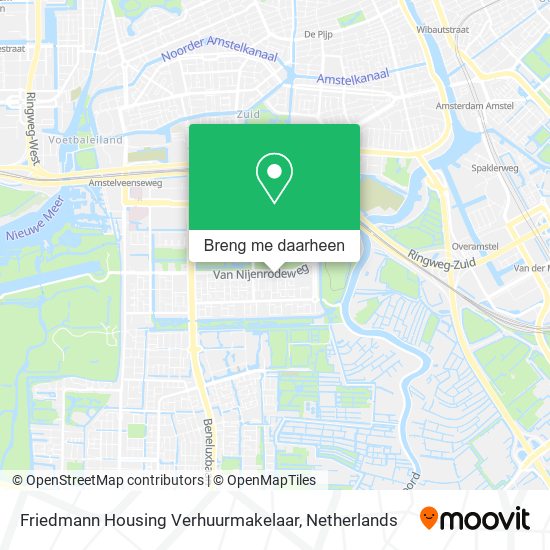 Friedmann Housing Verhuurmakelaar kaart