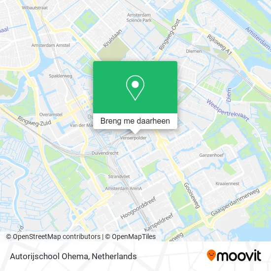 Autorijschool Ohema kaart