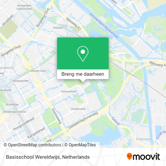 Basisschool Wereldwijs kaart