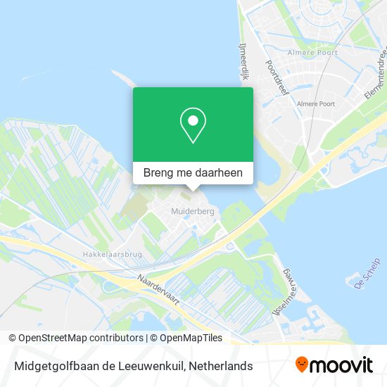 Midgetgolfbaan de Leeuwenkuil kaart