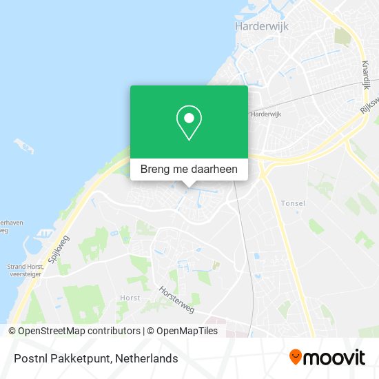 Postnl Pakketpunt kaart