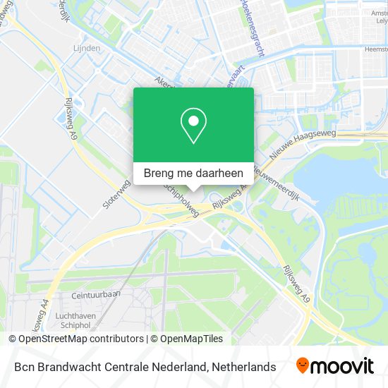 Bcn Brandwacht Centrale Nederland kaart